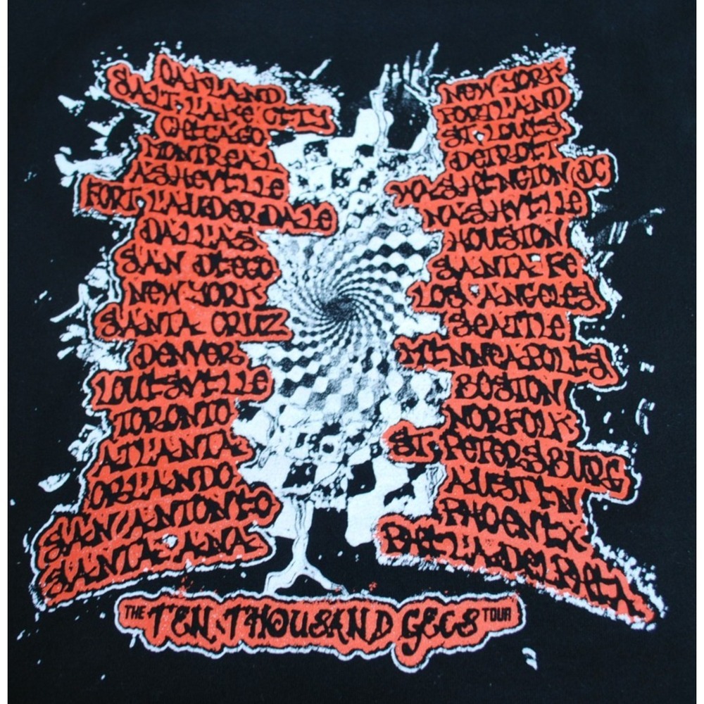 100 Gecs Hoodie 10,000 Gecs Tour Sweatshirt LARGE-Used-Great Shape Size Large - Picture 5 of 16
